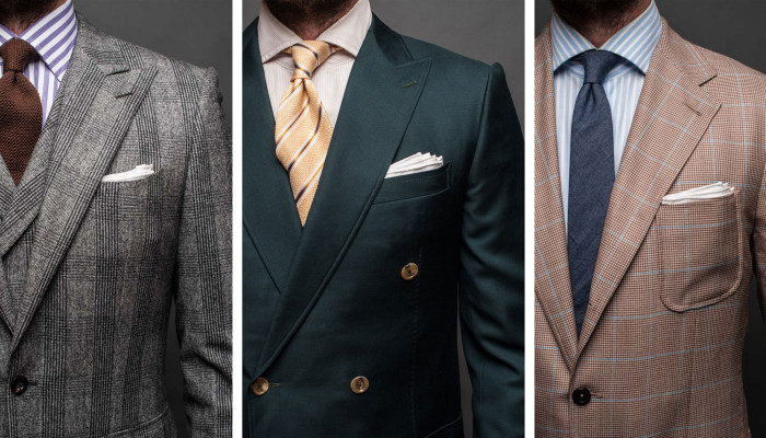 4 najrozšírenejšie typy ramien pre oblekové sako