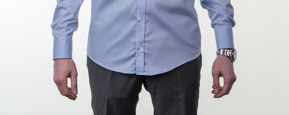 Obleková košeľa Stevula modrá košeľa dĺžka predok